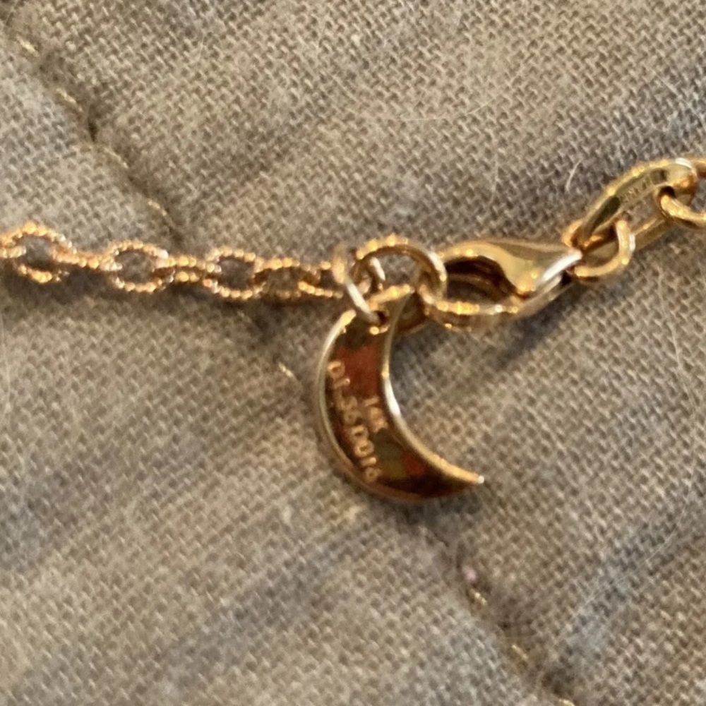 Bettina Javaheri black diamond rose gold love necklace RARE - Picture 11 of 16